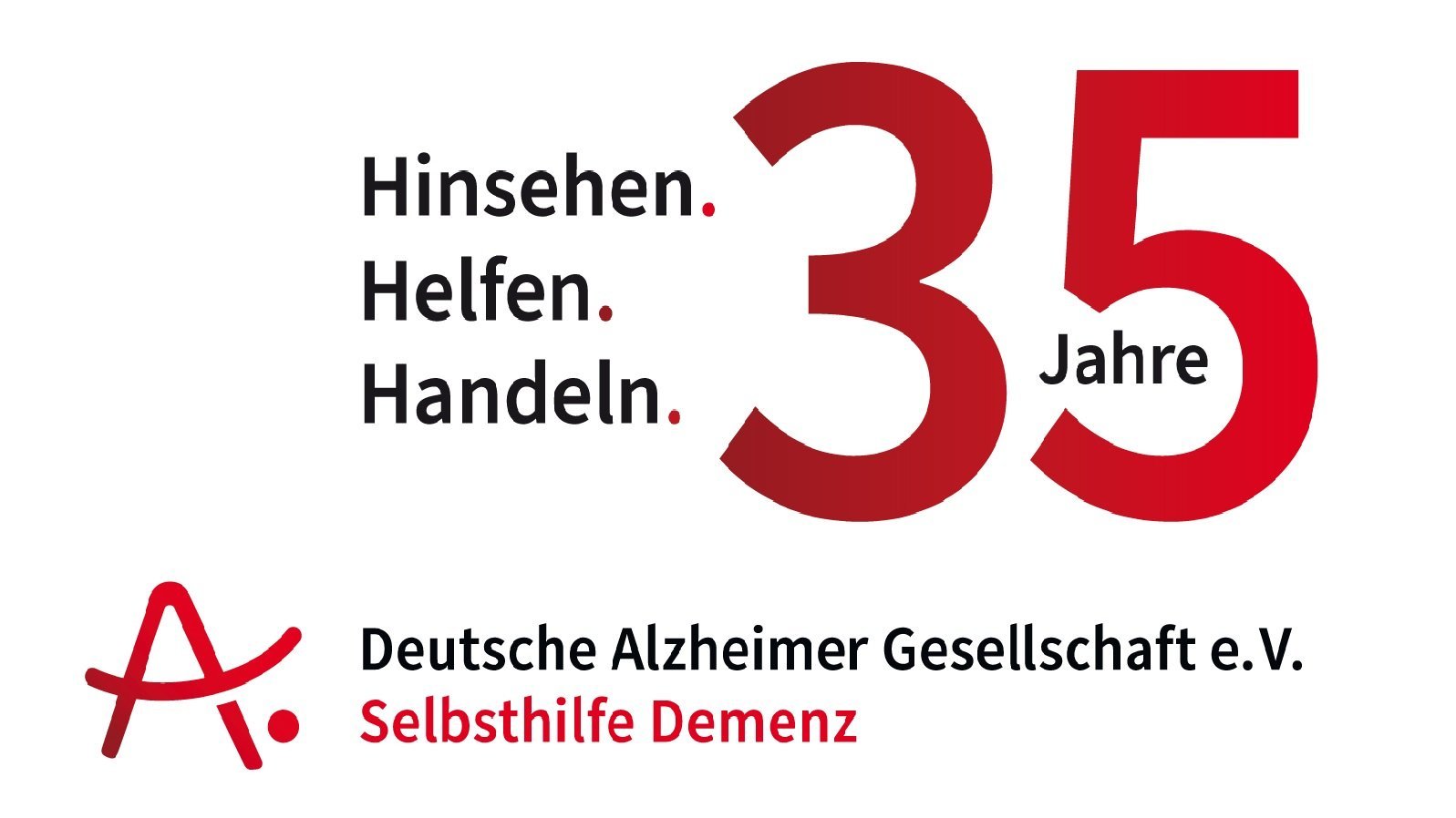 Logo zum 35-jährigen Jubiläum der DAlzG