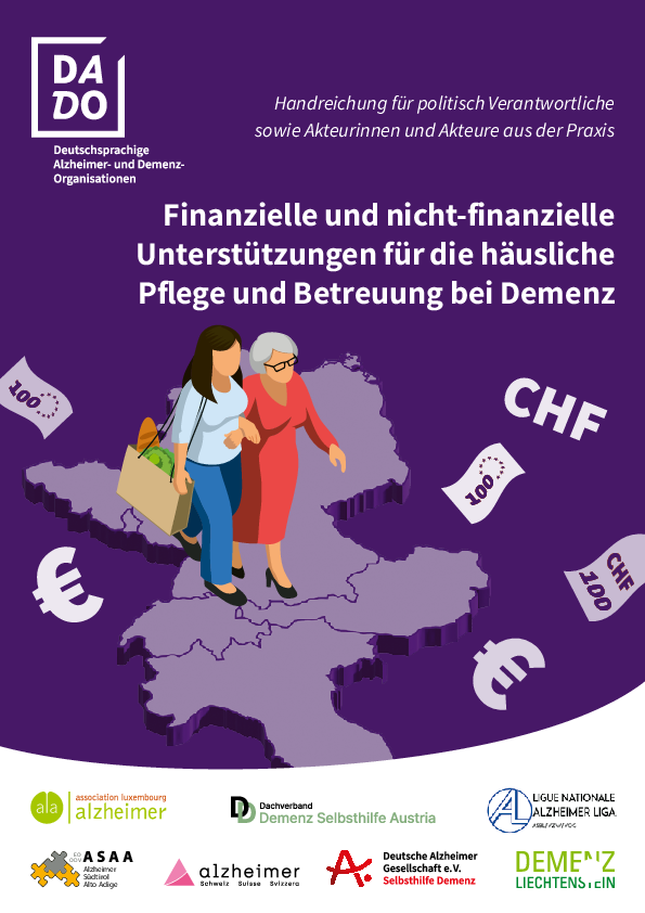 Finanzielle und nicht-finanzielle Unterstützungen für die häusliche Pflege und Betreuung bei Demenz
